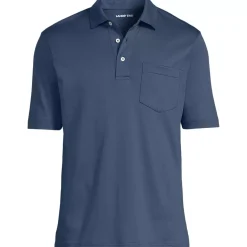 Men's Short Sleeve Cotton Supima Polo Shirt with Pocket