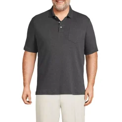 Men's Short Sleeve Cotton Supima Polo Shirt with Pocket