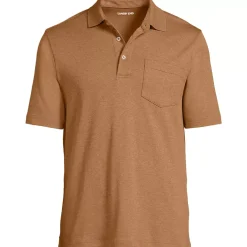 Men's Short Sleeve Cotton Supima Polo Shirt with Pocket