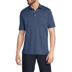 Men's Short Sleeve Cotton Supima Polo Shirt with Pocket