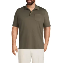 Men's Short Sleeve Cotton Supima Polo Shirt with Pocket