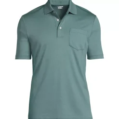 Men's Short Sleeve Cotton Supima Polo Shirt with Pocket