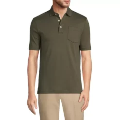 Men's Short Sleeve Cotton Supima Polo Shirt with Pocket
