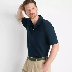 Men's Short Sleeve Cotton Supima Polo Shirt with Pocket