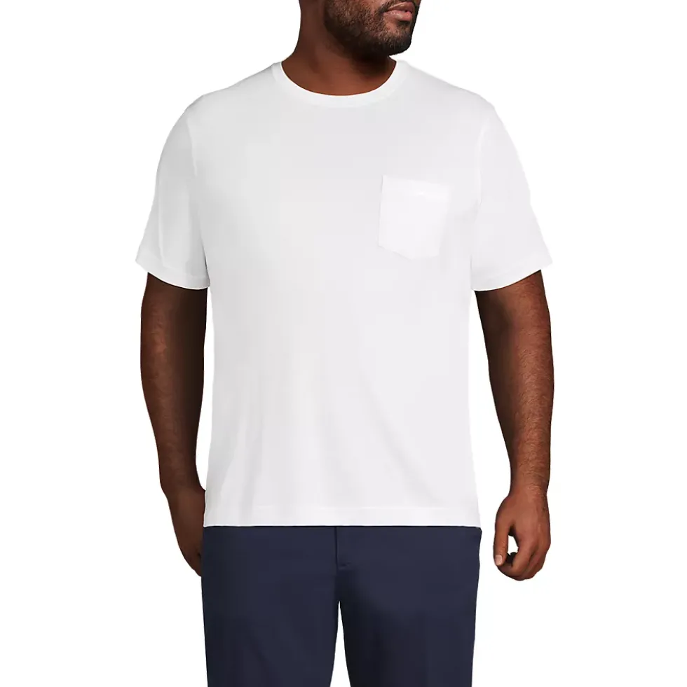 Men's Short Sleeve Cotton Supima Tee With Pocket