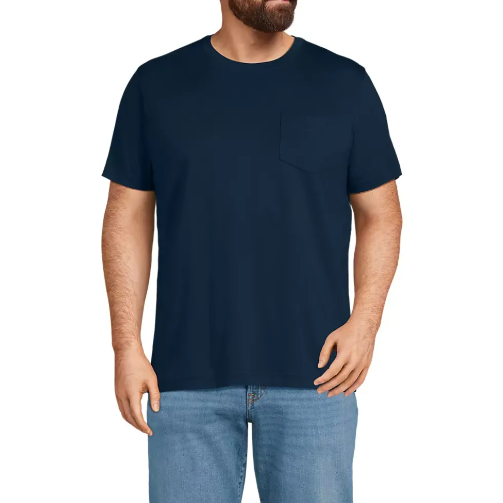 Men's Short Sleeve Cotton Supima Tee With Pocket