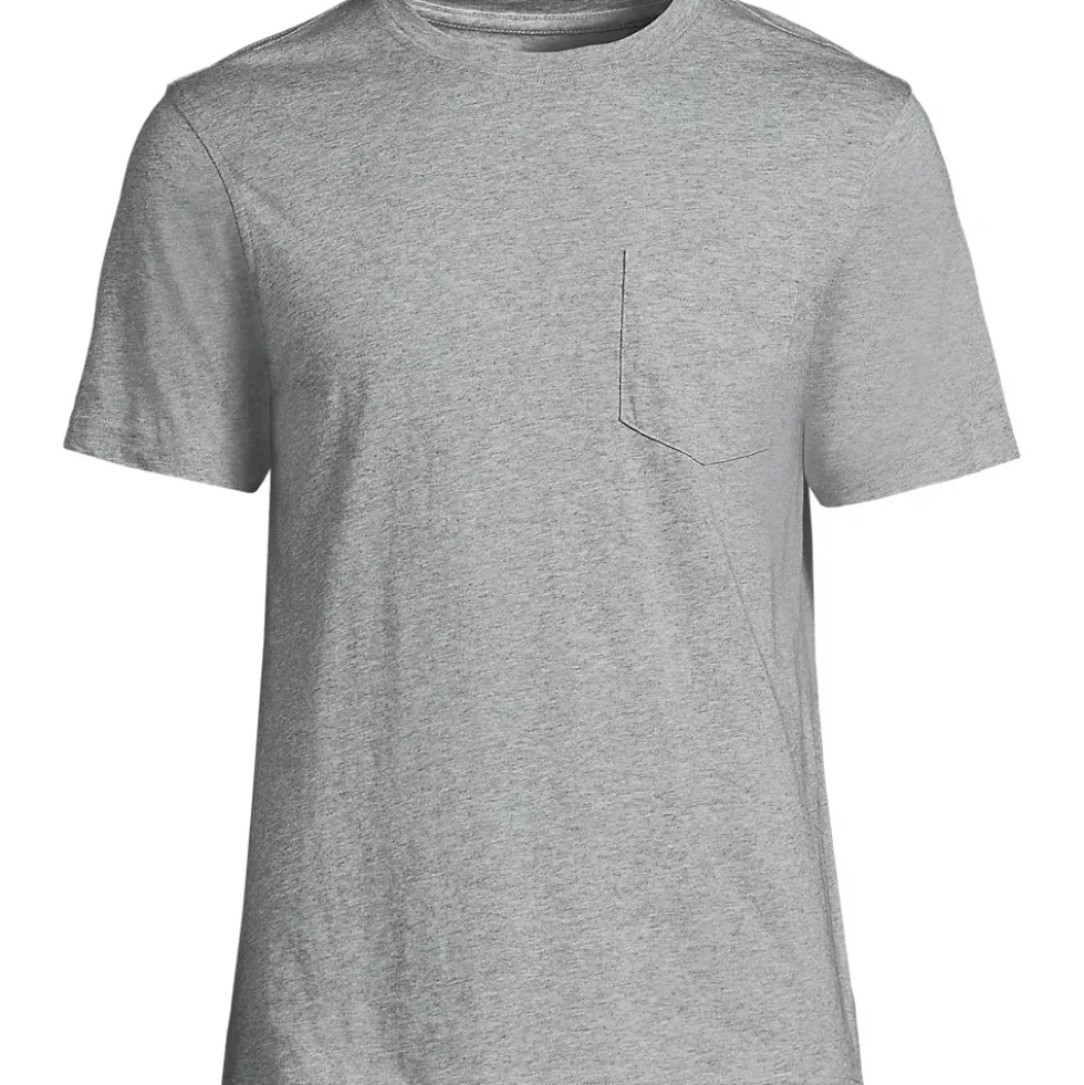 Men's Short Sleeve Cotton Supima Tee With Pocket