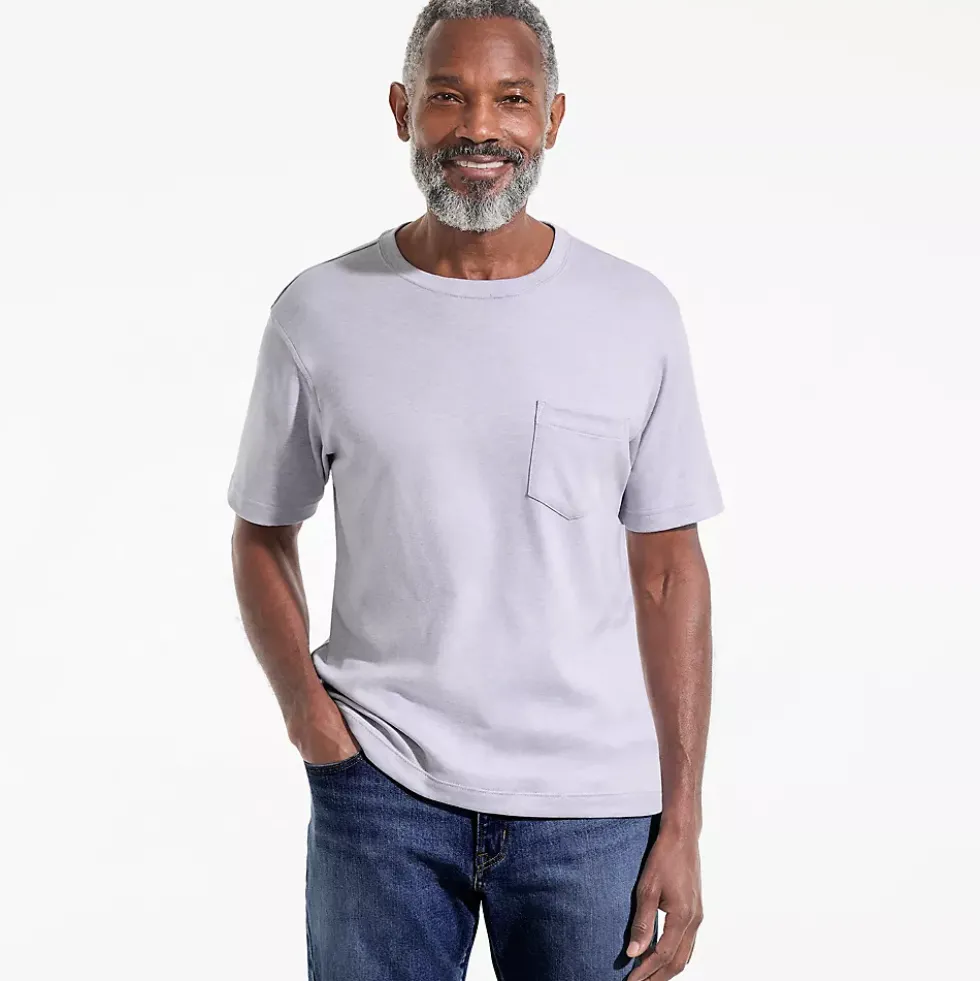 Men's Short Sleeve Cotton Supima Tee With Pocket