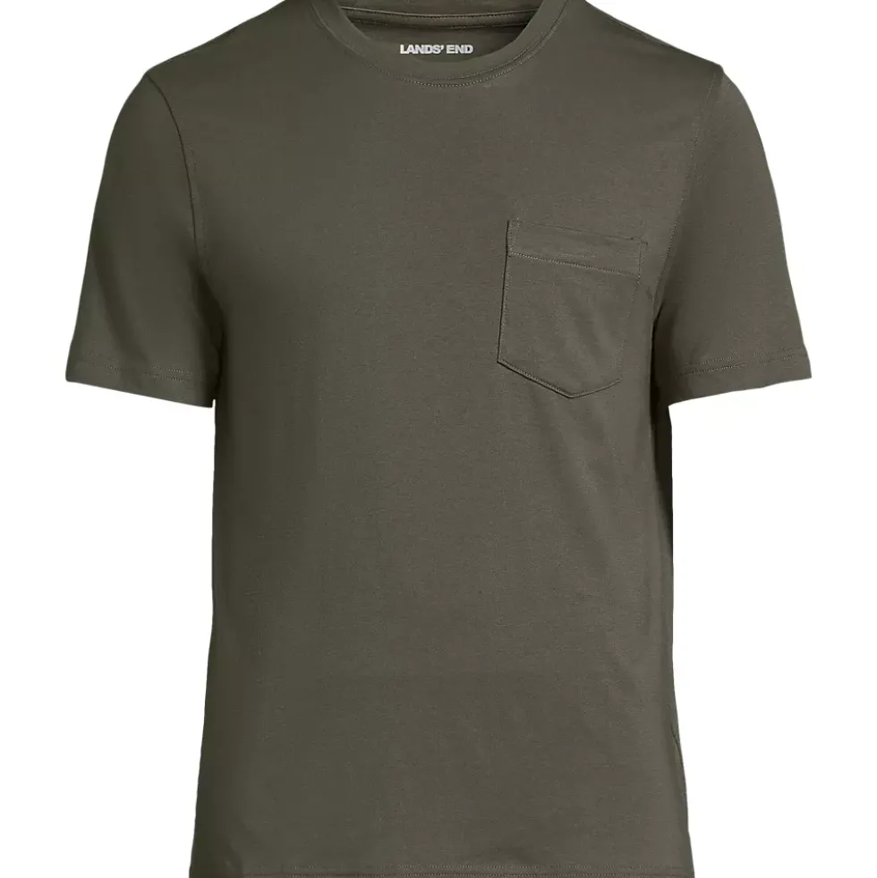 Men's Short Sleeve Cotton Supima Tee With Pocket