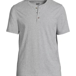 Men's Short Sleeve Cotton Supima Jersey Henley