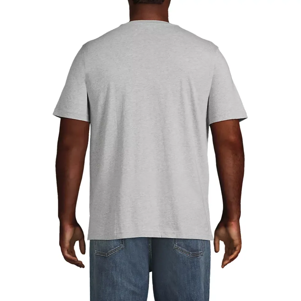 Men's Short Sleeve Cotton Supima Jersey Henley