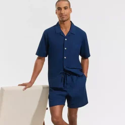 Men's Short Sleeve Essential Short Sleep Set