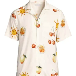 Men's Short Sleeve Hawaiian Camp Collar Shirt