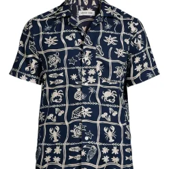 Men's Short Sleeve Hawaiian Camp Collar Shirt