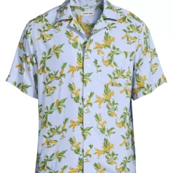 Men's Short Sleeve Hawaiian Camp Collar Shirt