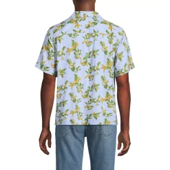Men's Short Sleeve Hawaiian Camp Collar Shirt