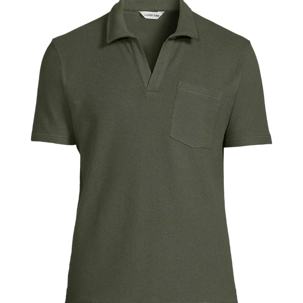 Men's Short Sleeve Honeycomb Johnny Polo
