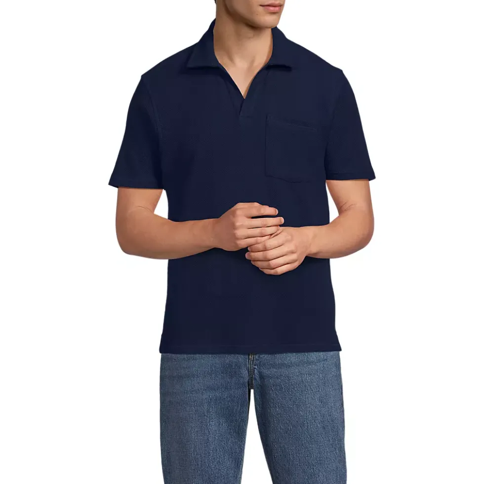 Men's Short Sleeve Honeycomb Johnny Polo