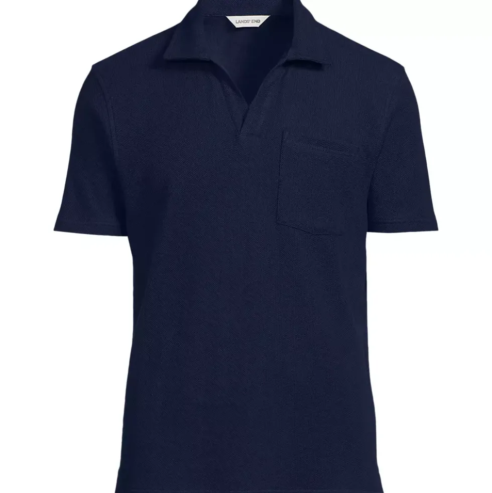 Men's Short Sleeve Honeycomb Johnny Polo