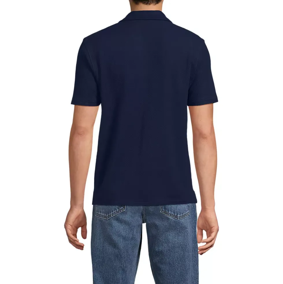 Men's Short Sleeve Honeycomb Johnny Polo