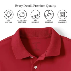 Men's Short Sleeve Interlock Polo Shirt
