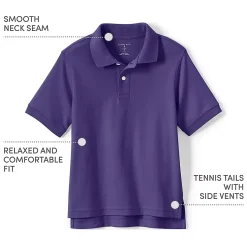 Men's Short Sleeve Interlock Polo Shirt