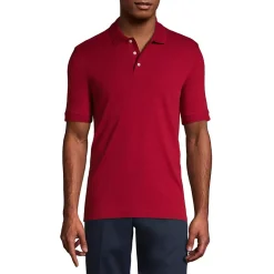 Men's Short Sleeve Interlock Polo Shirt