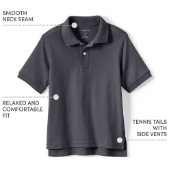 Men's Short Sleeve Interlock Polo Shirt