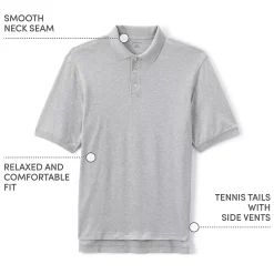 Men's Short Sleeve Interlock Polo Shirt