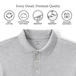 Men's Short Sleeve Interlock Polo Shirt