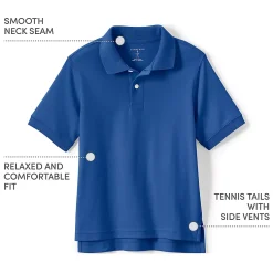 Men's Short Sleeve Interlock Polo Shirt