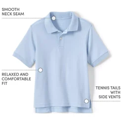 Men's Short Sleeve Interlock Polo Shirt