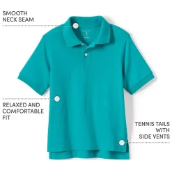 Men's Short Sleeve Interlock Polo Shirt