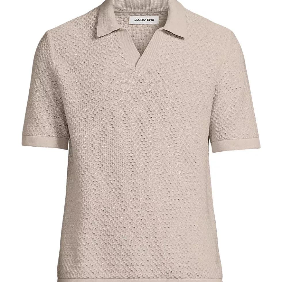 Men's Short Sleeve Johnny Collar Polo