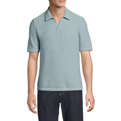 Men's Short Sleeve Johnny Collar Polo