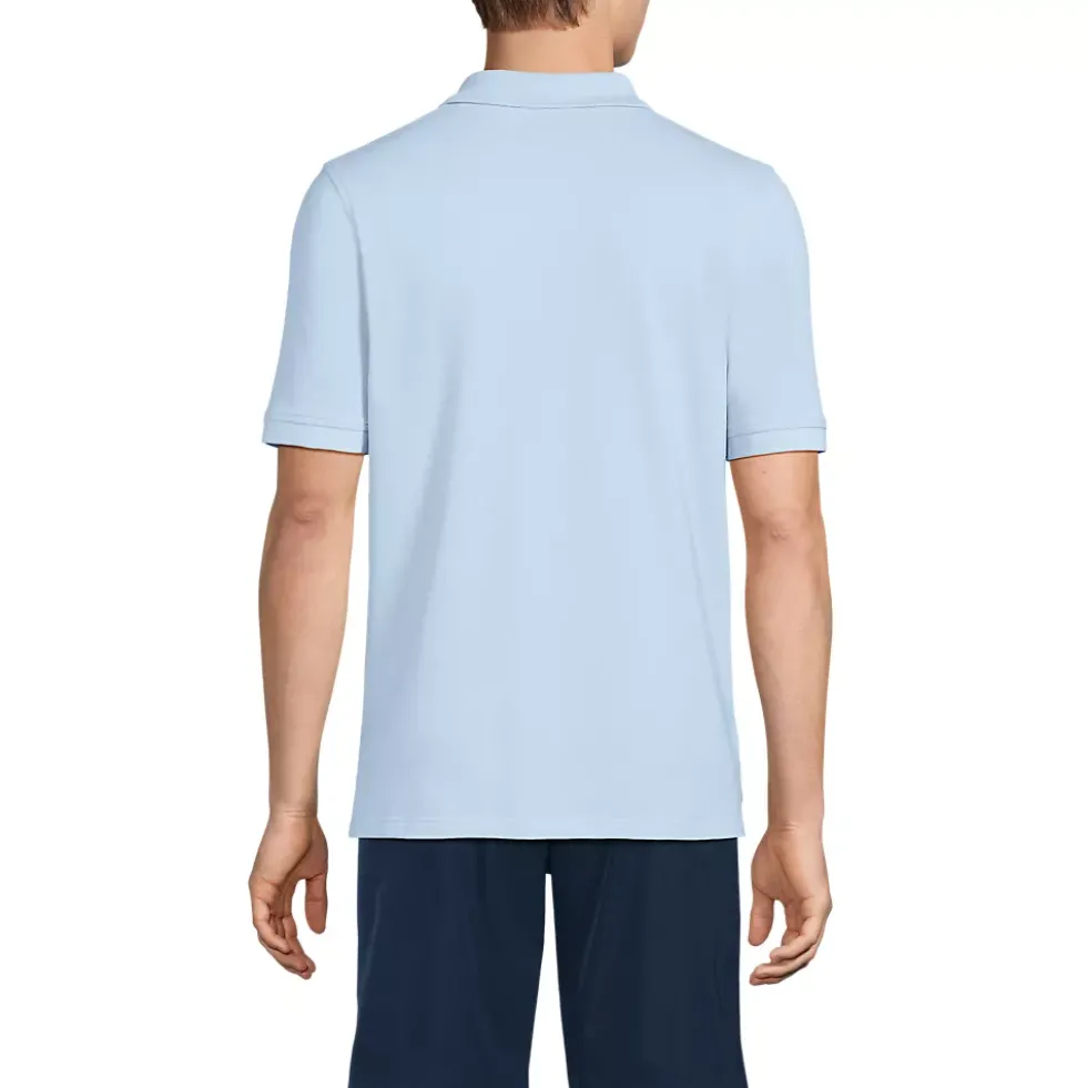 Men's Short Sleeve Mesh Polo Shirt