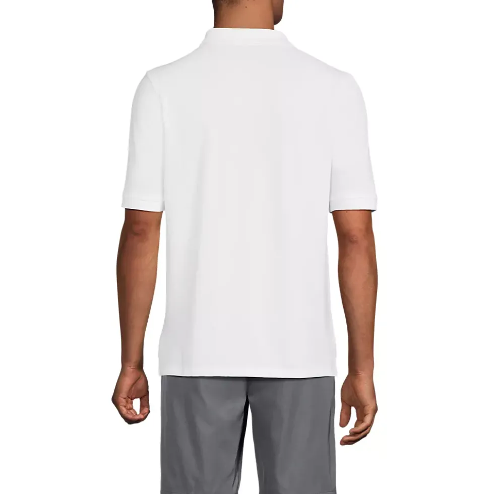 Men's Short Sleeve Mesh Polo Shirt