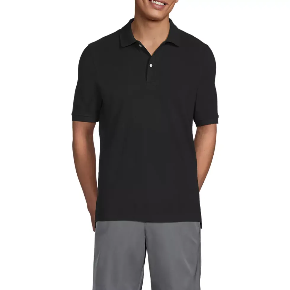 Men's Short Sleeve Mesh Polo Shirt
