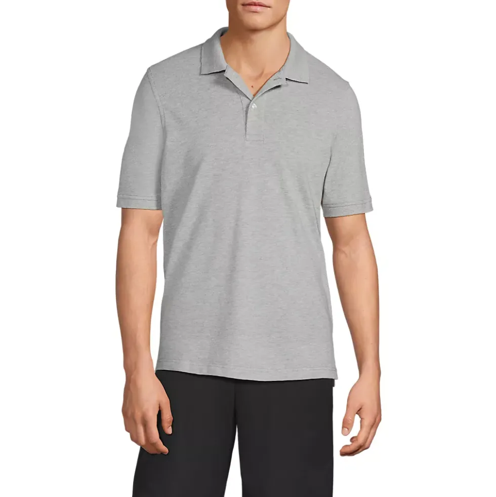 Men's Short Sleeve Mesh Polo Shirt