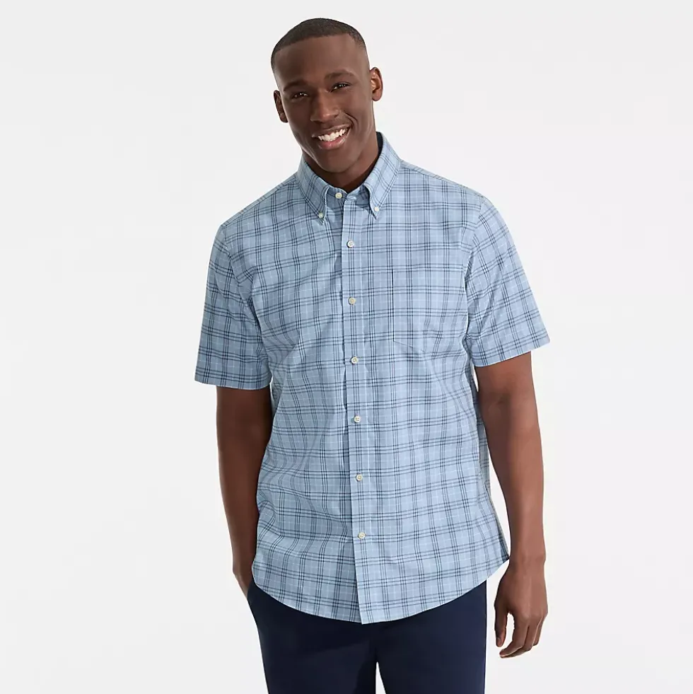 Men's Short Sleeve No Iron Twill Shirt