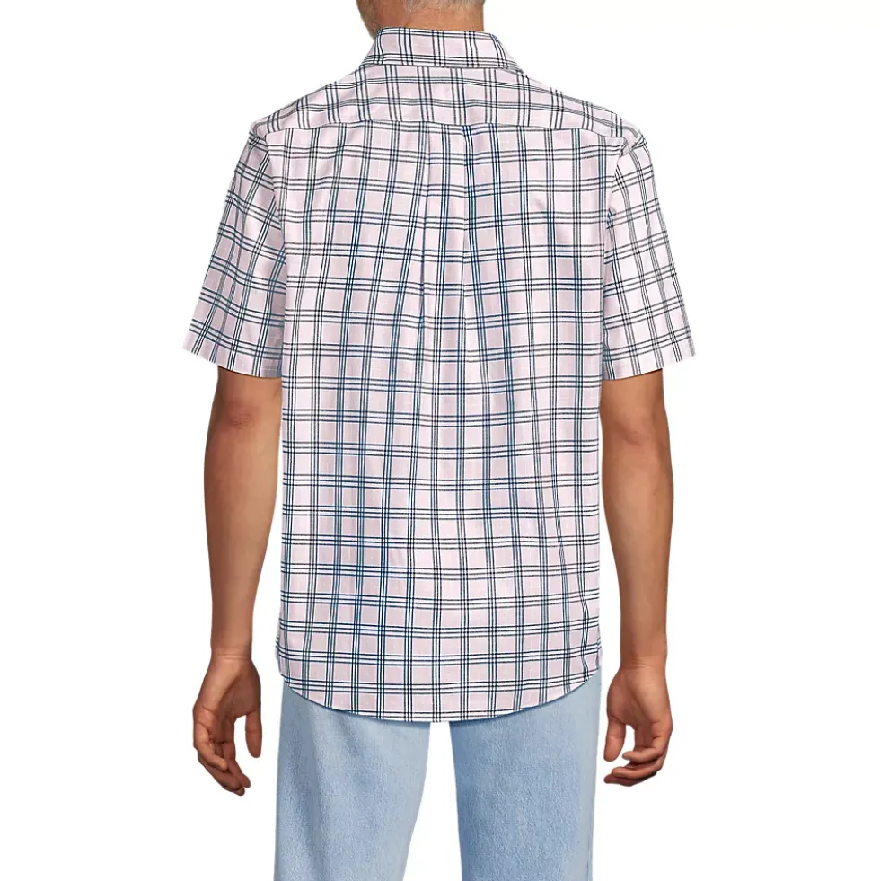 Men's Short Sleeve No Iron Twill Shirt