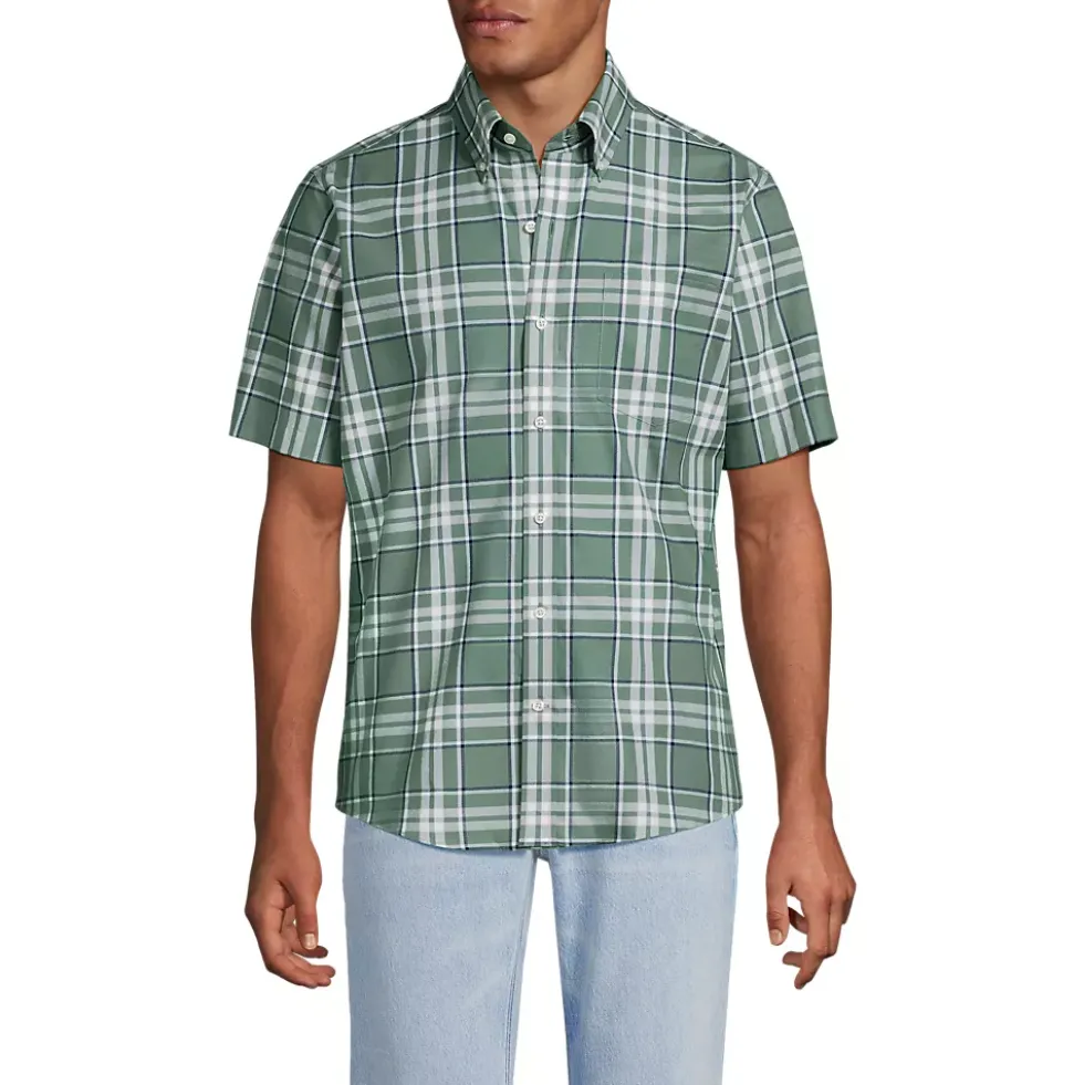 Men's Short Sleeve No Iron Twill Shirt