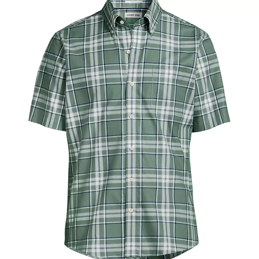 Men's Short Sleeve No Iron Twill Shirt