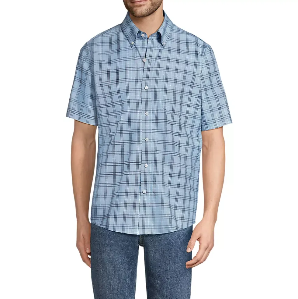 Men's Short Sleeve No Iron Twill Shirt