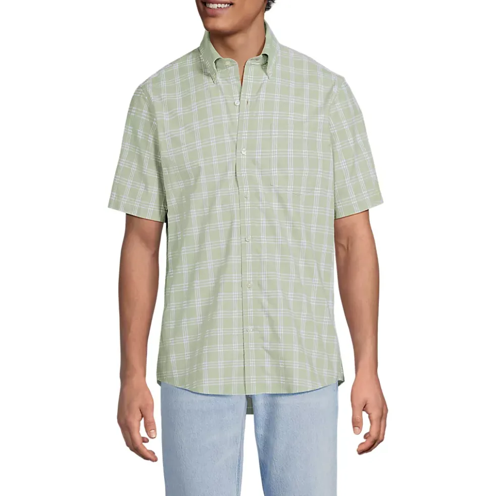 Men's Short Sleeve No Iron Twill Shirt