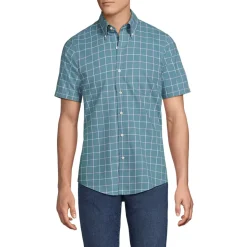 Men's Short Sleeve No Iron Twill Shirt
