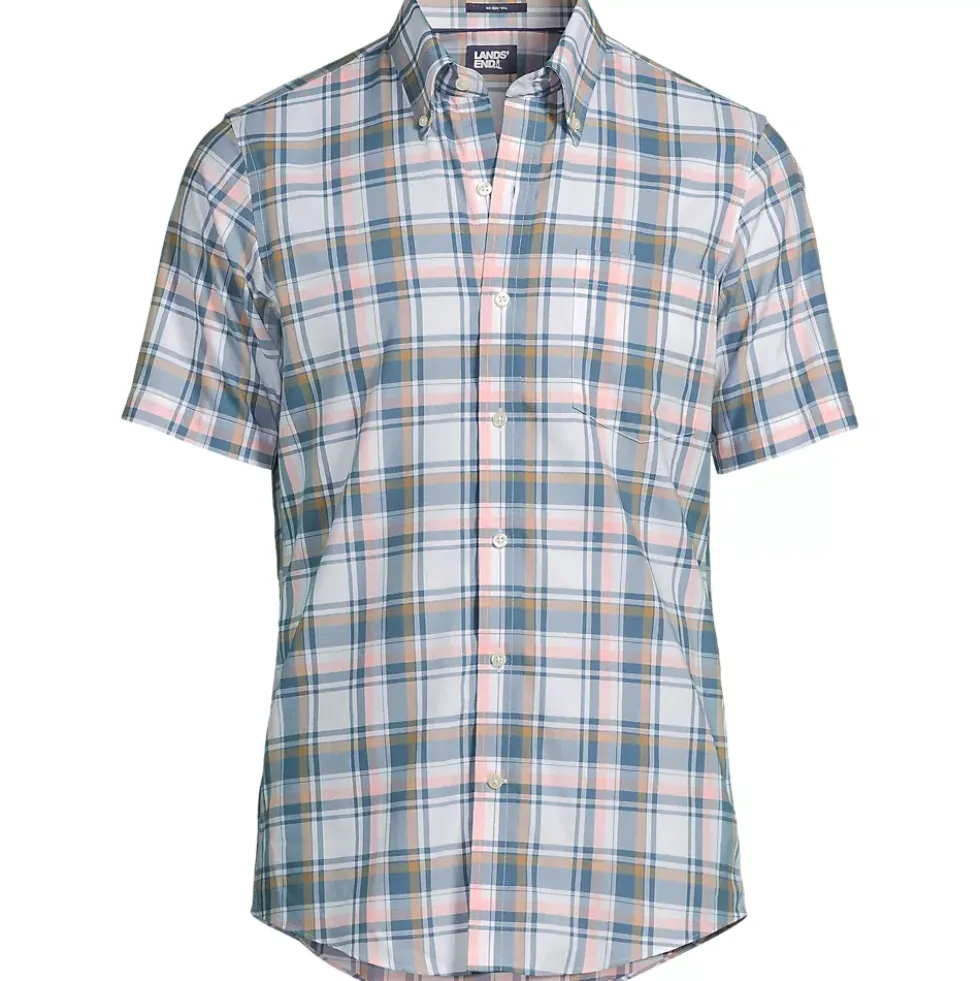 Men's Short Sleeve No Iron Twill Shirt