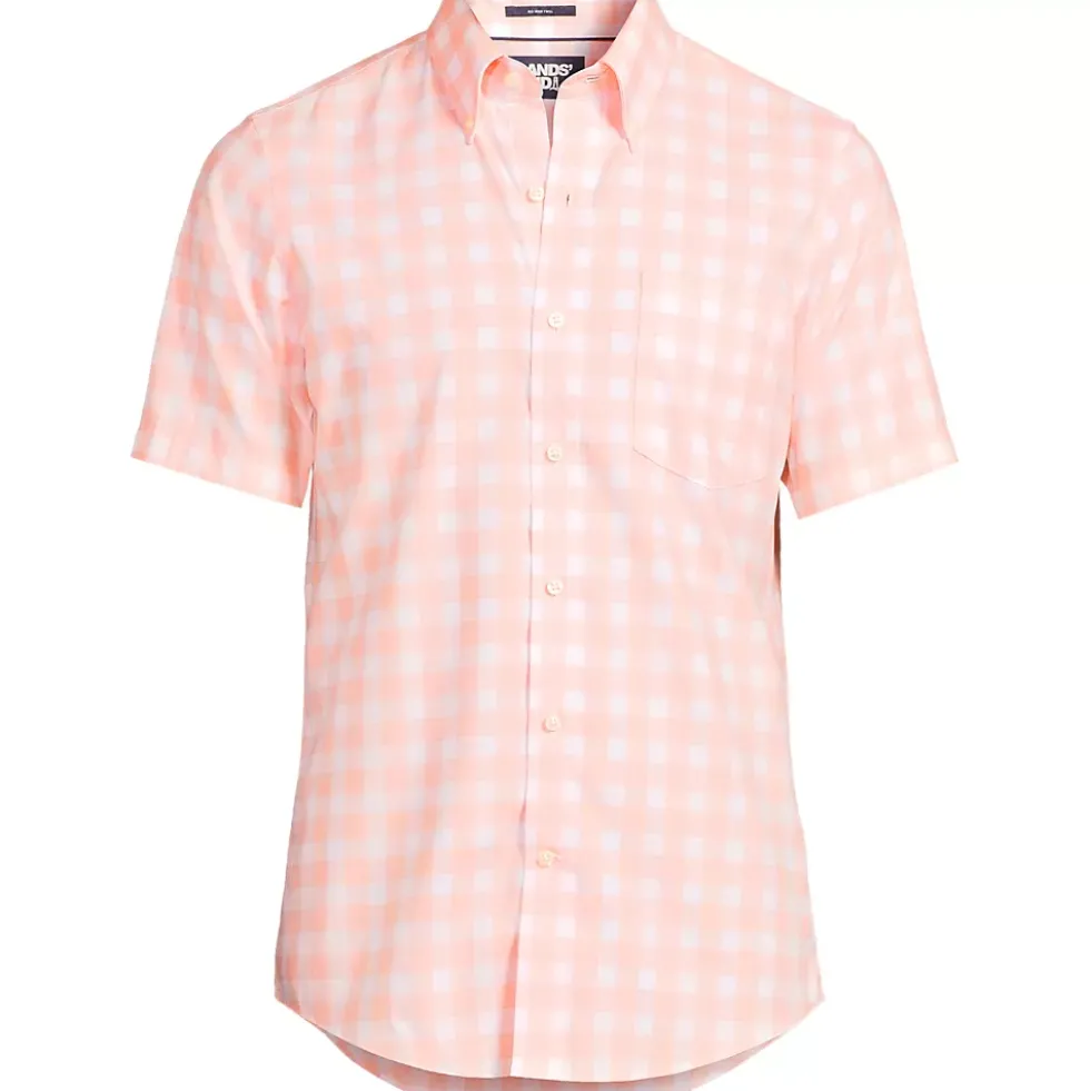 Men's Short Sleeve No Iron Twill Shirt