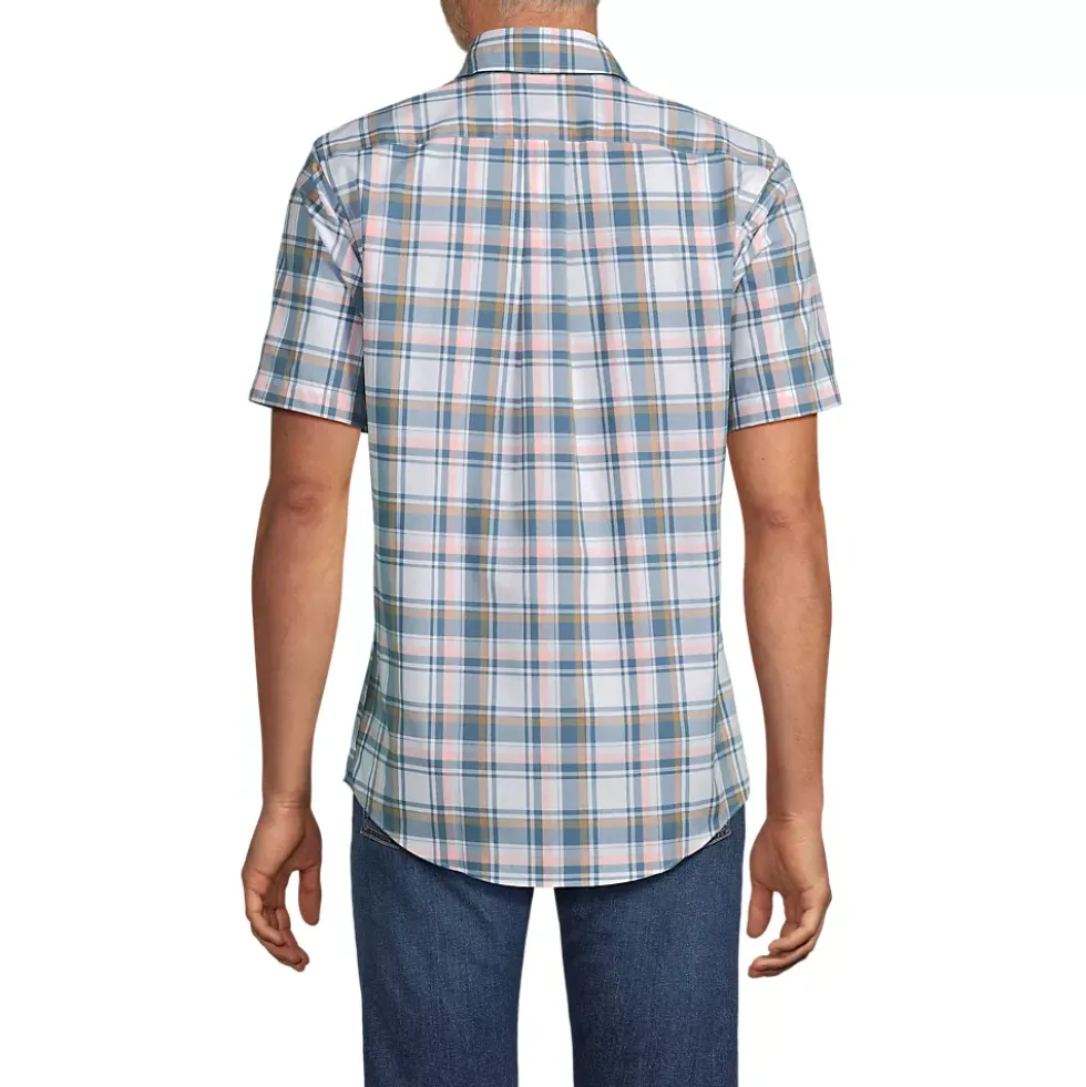 Men's Short Sleeve No Iron Twill Shirt