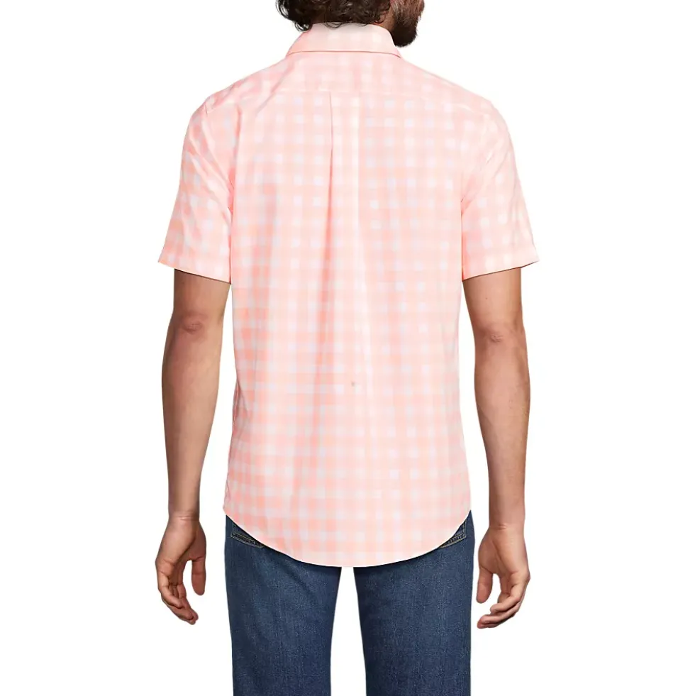 Men's Short Sleeve No Iron Twill Shirt